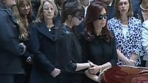 Première apparition en public de Cristina Kirchner