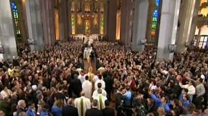Pope consecrates Barcelona’s famous church