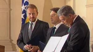 Intronisation de la nouvelle présidence de Bosnie