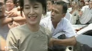 Aung San Suu Kyi: weekend freedom?
