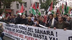 Manifestation à Madrid contre les violences au Sahara occidental