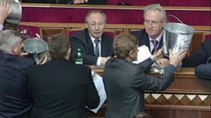 Scuffles break out in Ukraine’s parliament