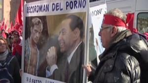 Protesters target Italian government