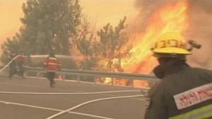 Global help for Israel as it fights worst-ever fire