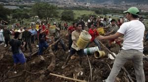 Scores buried beneath a mudslide in Colombia