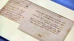Une note de Léonard de Vinci découverte à Nantes