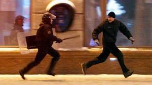 West condemns violence in “flawed” Belarus election