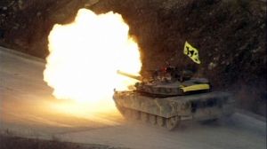 South Korea displays military might