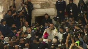 Bethlehem se prépare à la messe de minuit