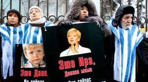Moscow protest against Belarus detentions