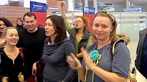 Russie : voyageurs au bord de la crise de nerf