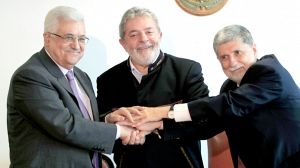 Abbas opens Palestinian embassy in Brazil