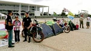 Premier tour de piste présidentiel pour Dilma Rousseff