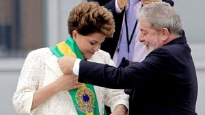 Poignant presidential handover in Brazil