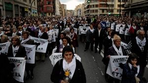 Grande manifestation au Pays basque pour réclamer plus de droits pour les prisonniers