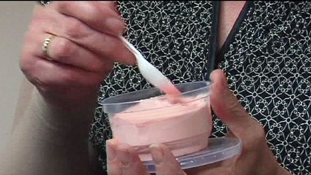 Gelado de morango contra o cancro