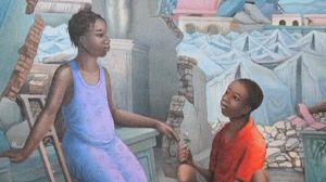 Haiti art saved from beneath rubble