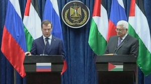 Le président russe affiche son soutien aux Palestiniens