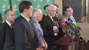 Irish Greens quit Cowen’s coalition-fresh election date due
