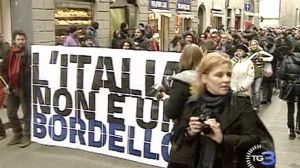 Demos gegen Berlusconi: “Italien ist kein Bordell”