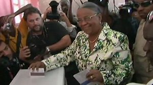Manigat and Martelly in Haiti presidential run-off