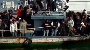 L‘île de Lampedusa confrontée à une arrivée massive de clandestins tunisiens