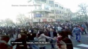 Protesters clash with police in Tehran