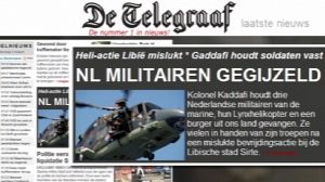 Dutch soldiers held prisoner in Libya