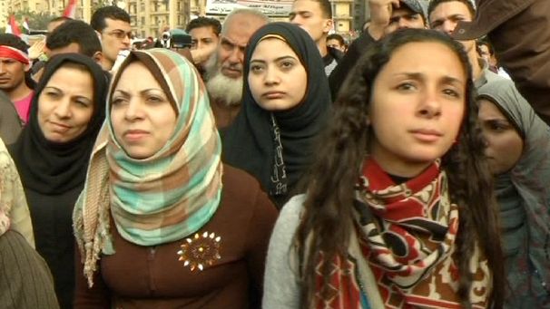 Las mujeres luchan por sus derechos en Egipto