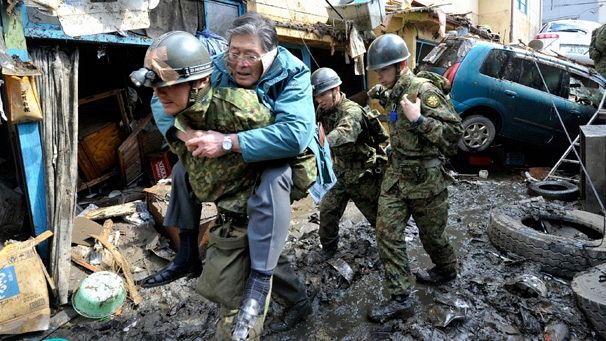 Mammoth rescue operation for tsunami victims