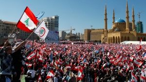 Protests spread to Lebanon