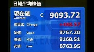 Japanese markets rally after record losses