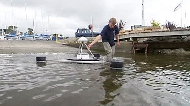 GPS buoys used to measure sea levels
