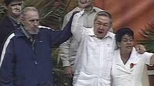 Surprise appearance by Castro