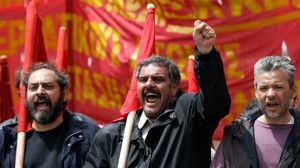 May Day transport strikes in Greece
