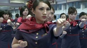 Hong Kong Airlines train Kung-fu “fight” attendants