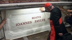 Reburial of Pope John Paul II