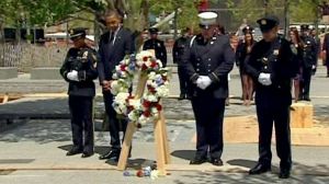 Obama à Ground Zero pour une visite pas totalement désintéressée