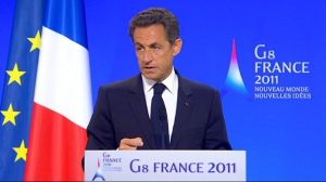 Sarkozy condemns Syrian leaders