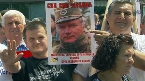 Thousands rally in support of Ratko Mladic