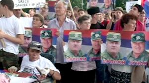 Serb support for Mladic