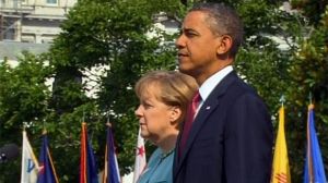 Obama and Merkel talk Libya, euro debt crisis