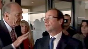 Chirac dit tout haut qu’il votera Hollande à la présidentielle française