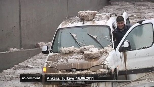 Flash flood chaos in Turkey