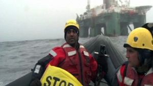 Greenpeace members arrested