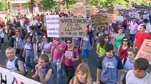 Spanish protesters rally against politicians and banks