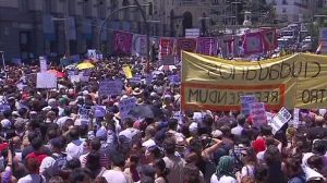 Anti-austerity protests spread across Europe