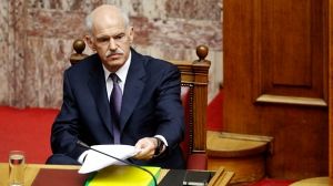 Papandréou espère le vote de confiance du Parlement
