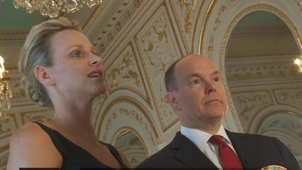 Prince Albert and Charlene Wittstock get ready to exchange vows