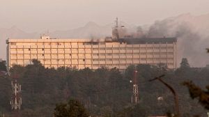 Taliban suicide bombers strike Kabul hotel